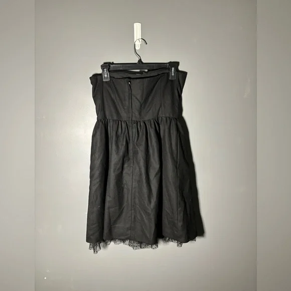 J.Crew Collection Black Strapless Ruched Dress Womens Size 6 - Picture 3 of 5